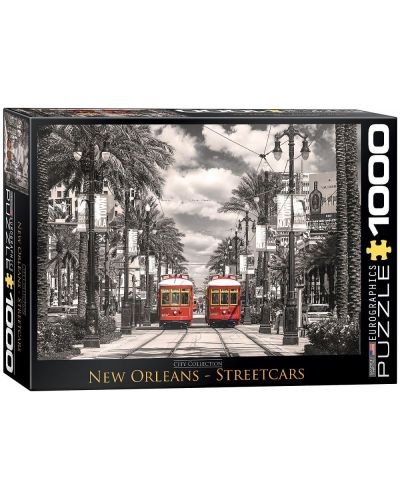 Пъзел Eurographics от 1000 части – Трамваите на Ню Орлиънс - 1