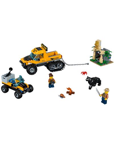 Конструктор Lego City – Джунгла – мисия за джип с вериги (60159) - 2
