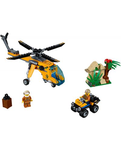 Конструктор Lego City – Джунгла – товарен хеликоптер (60158) - 2