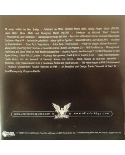 Alter Bridge - Blackbird (CD) - 2