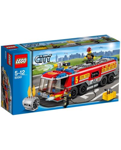 Конструктор LEGO City - Пожарникарският камион на летището (60061)