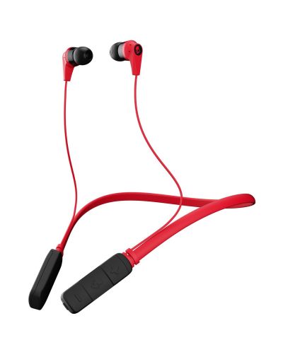 Безжични слушалки с микрофон Skullcandy Ink'd 2.0 - червени/черни - 1