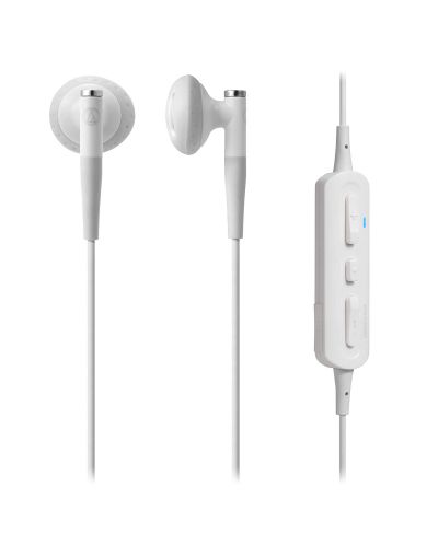 Безжични слушалки с микрофон Audio-Technica - ATH-C200BT, бели - 2
