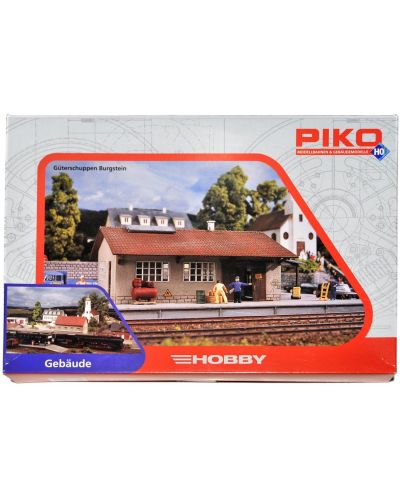 Сглобяем модел Piko - ЖП склад и гара Burgstein (61824) - 2