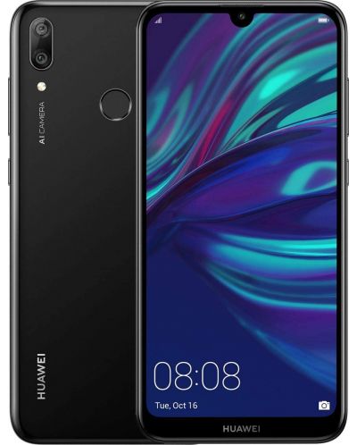 Смартфон Huawei Y7 - 6.26, 32 GB, черен - 1
