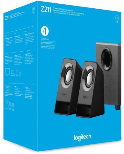 Logitech Z211 Compact USB Powered Speakers - 6