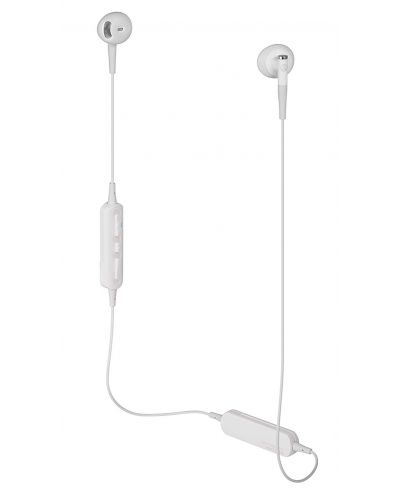 Безжични слушалки с микрофон Audio-Technica - ATH-C200BT, бели - 1