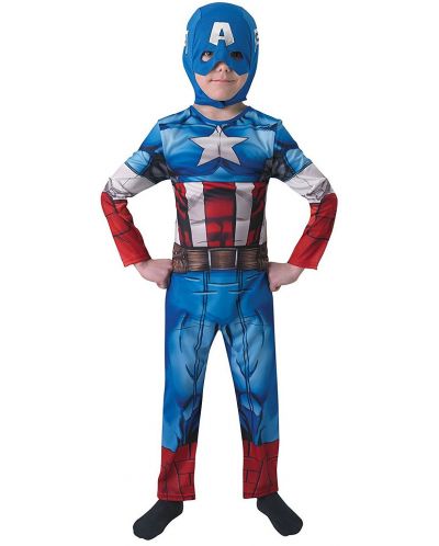 Парти костюм Rubies - Captain America, S