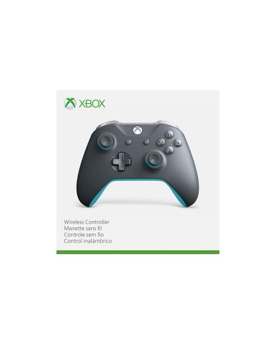 Microsoft Xbox One Wireless Controller - Grey and Blue - 3