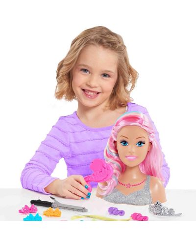 Модел за прически Barbie Dreamtopia - Rainbow, 22 части - 3