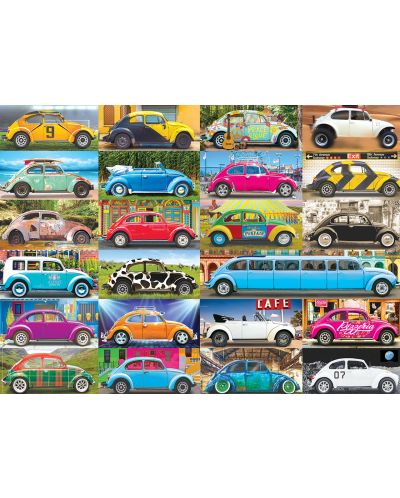 Пъзел Eurographics от 1000 части - VW Beetle - 2