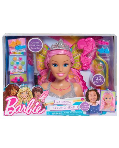 Модел за прически Barbie Dreamtopia - Rainbow, 22 части - 1