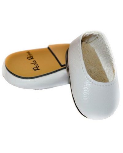 Чифт обувки за кукла Paola Reina - Бели обувчици, 32 cm - 1
