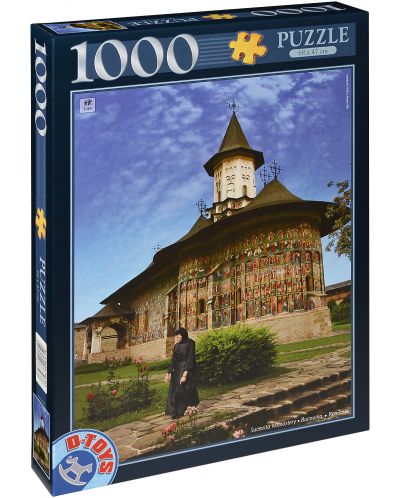 Пъзел D-Toys от 1000 части - Манастира Сучевица, Румъния - 1