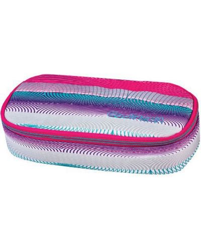 Елипсовиден ученически несесер Cool Pack Campus - Pink twist