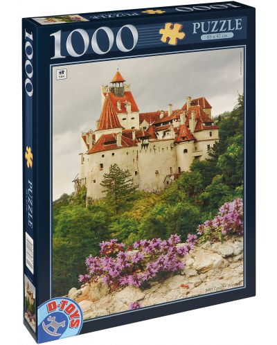 Пъзел D-Toys от 1000 части - Замъка Бран, Румъния - 1
