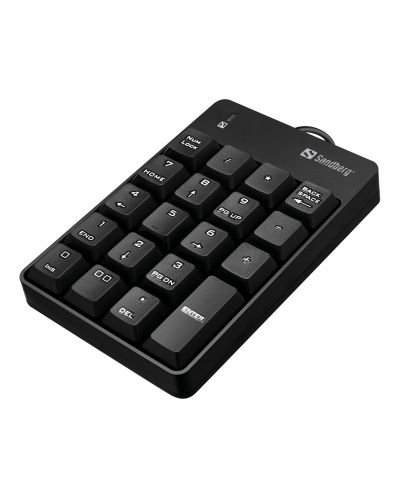 Клавиатура Sandberg - Numeric Keypad, черна - 1