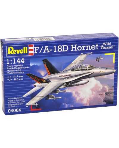 Сглобяем модел на военен самолет Revell Model Set - F\A-18 D Wild Weasel (64064)