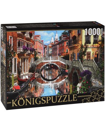 Пъзел Königspuzzle от 1000 части - Изглед от Венеция - 1