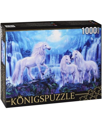 Пъзел Königspuzzle от 1000 части - Еднорози
