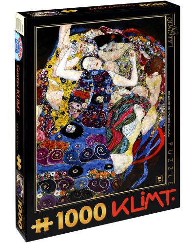 Пъзел D-Toys от 1000 части – Девственицата, Густав Климт - 1