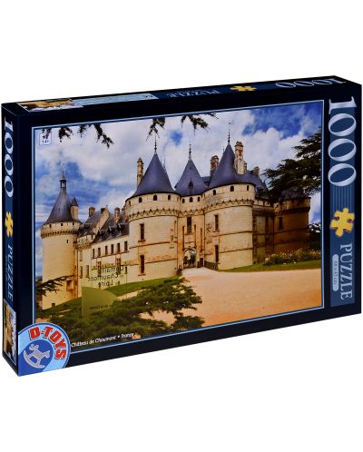 Пъзел D-Toys от 1000 части - Замъка Шомон сюр Лоар, Франция - 1