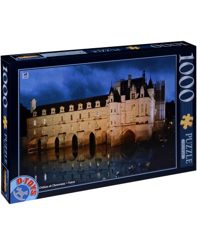 Пъзел D-Toys от 1000 части - Замъка Шенонсо, Франция - 1