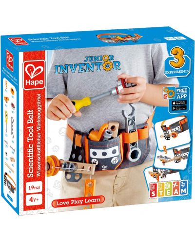 Игрален комплект Hape Junior Inventor - Колан за млади изобретатели - 1