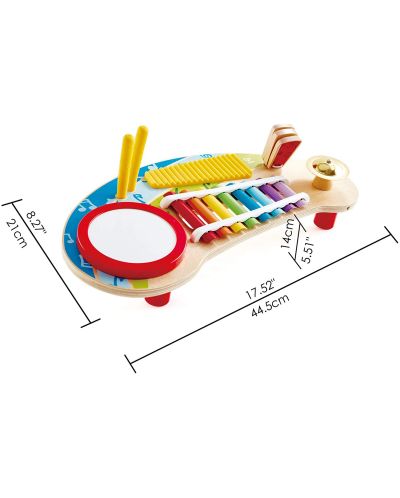 Детска музикална маса Hape - 5 музикални инструмента. от дърво - 6