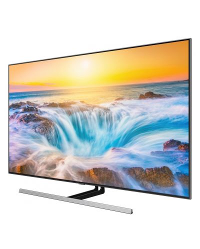 Смарт телевизор Samsung - QE75Q85R 75" 4K Ultra HD QLED, сребрист - 2