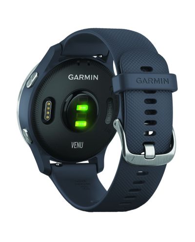Смарт часовник Garmin - Venu, 43mm, 1.2", сребрист/сив - 4