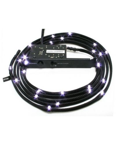 LED лента NZXT - Sleeved LED Kit, White CB, черна - 1