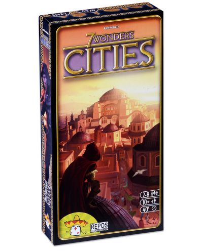 Разширение за настолна игра 7 Wonders: Cities Expansion Pack - 1