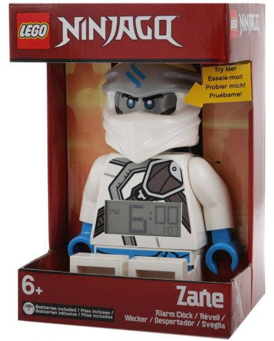 Настолен часовник Lego Wear - Ninjago Zane, с будилник - 3