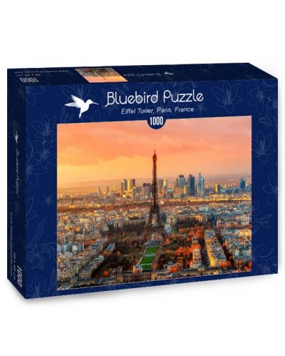 Пъзел Bluebird от 1000 части - Айфеловата кула, Париж, Франция - 1