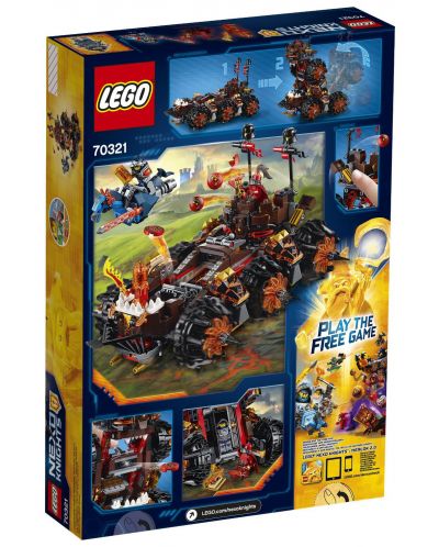 Конструктор Lego Nexo Knights - Чудовищната машина на генерал Магмар (70321) - 4