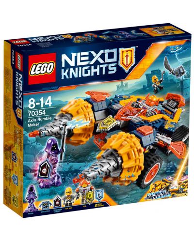 Конструктор Lego Nexo Knights – Грохотната машина на Аксел (70354) - 1