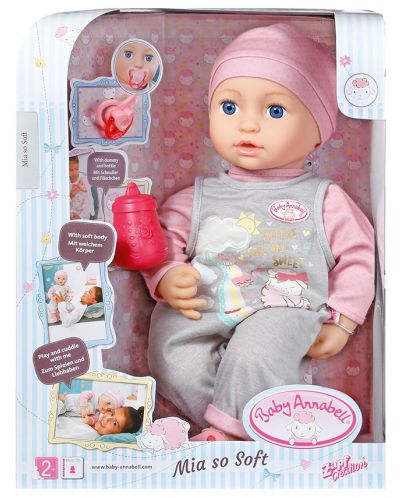Детска кукла Zapf Creation, Baby Born - Миа - 2