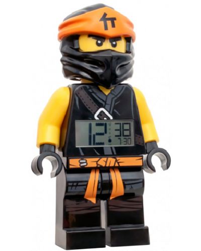 Настолен часовник Lego Wear - Ninjago Cole, с будилник - 1
