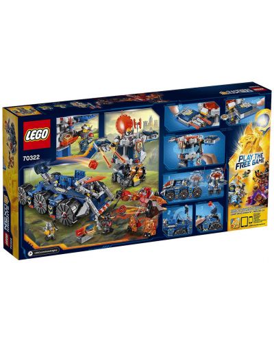 Конструктор Lego Nexo Knights - Подвижната отбранителна кула на Аксел (70322) - 4