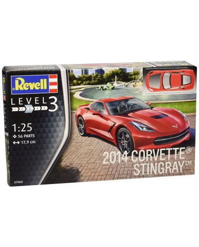 Сглобяем модел на състезателен автомобил Revell Corvette C7 (07060) - 4