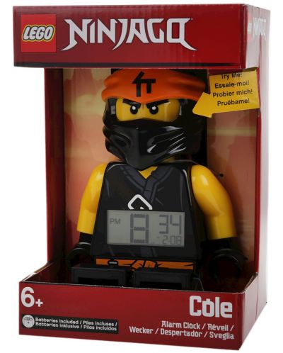 Настолен часовник Lego Wear - Ninjago Cole, с будилник - 4
