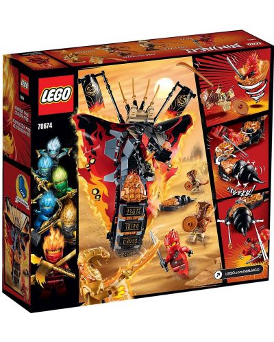 Конструктор Lego Ninjago - Fire Fang (70674) - 4
