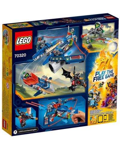 Конструктор Lego Nexo Knights - Летящата машина на Аарон (70320) - 3