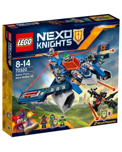 Конструктор Lego Nexo Knights - Летящата машина на Аарон (70320) - 1