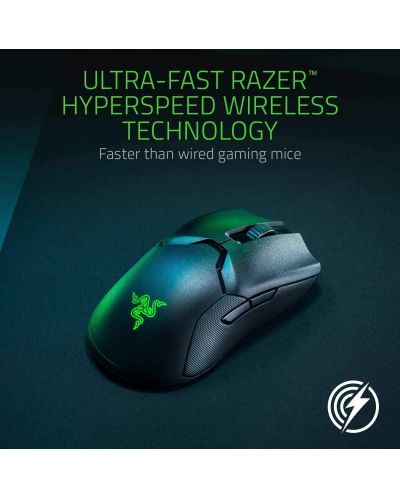 Гейминг мишка Razer - Viper Ultimate, оптична, безжична, черна - 3