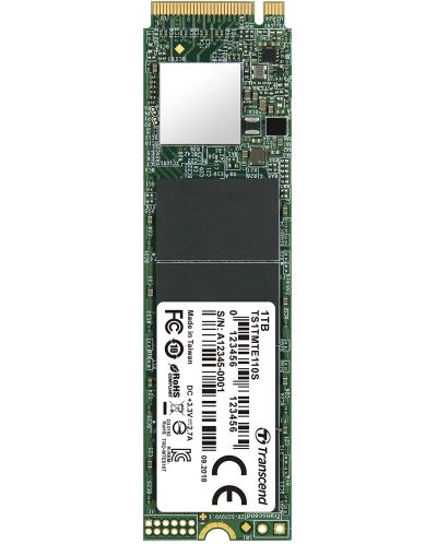 SSD памет Transcend, 1TB, M.2, PCIe - 1
