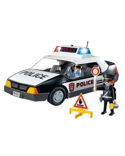 Конструктор Playmobil - Полицейска кола със светлини - 2