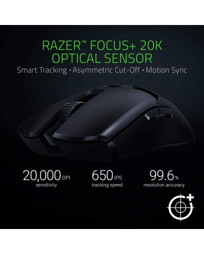 Гейминг мишка Razer - Viper Ultimate, оптична, безжична, черна - 2