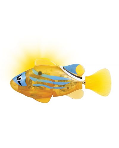 Рибка Robo Fish с LED светлина - Yellow Lantern - 3